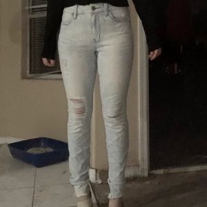 American Eagle Ripped Skinny Jeans